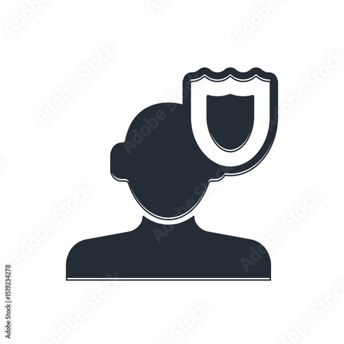 Black Psychology icon isolated on white background. Psi symbol. Mental health concept, psychoanalysis analysis and psychotherapy. Vector