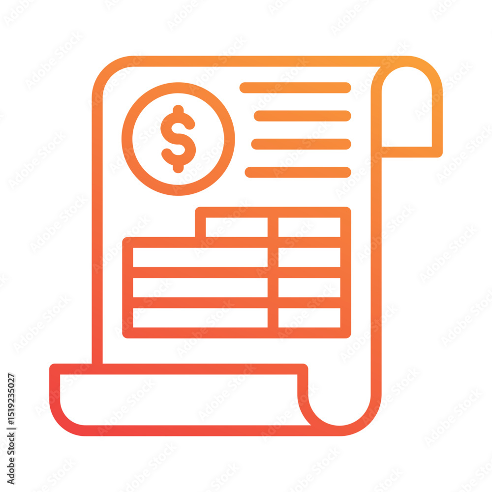 Expense Report Icon Expense Report Icon