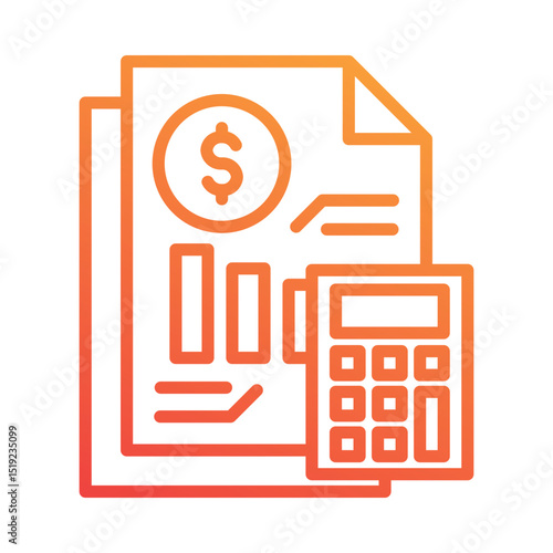 Budget Deficit Icon
