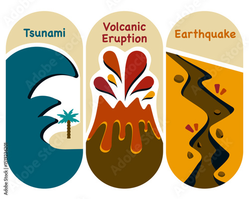 Major disasters in the Ring of Fire: Earthquakes, Volcanic Eruptions, Tsunami