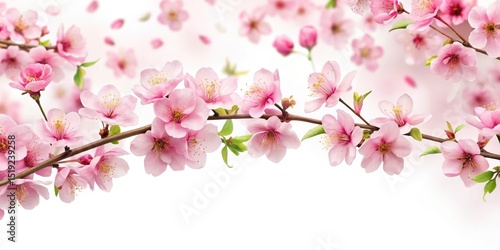 Wallpaper Mural Surreal Sakura Bloom: Dreamlike Pink Cherry Blossom Photography, Fantasy Floral Art, Magical Spring Scene Torontodigital.ca