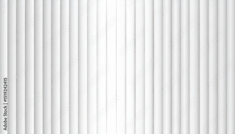 Obraz premium Elegant vertical white stripes modern interior photograph minimalist environment close-up view design concept