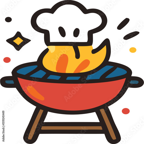 Cookout barbecue icon