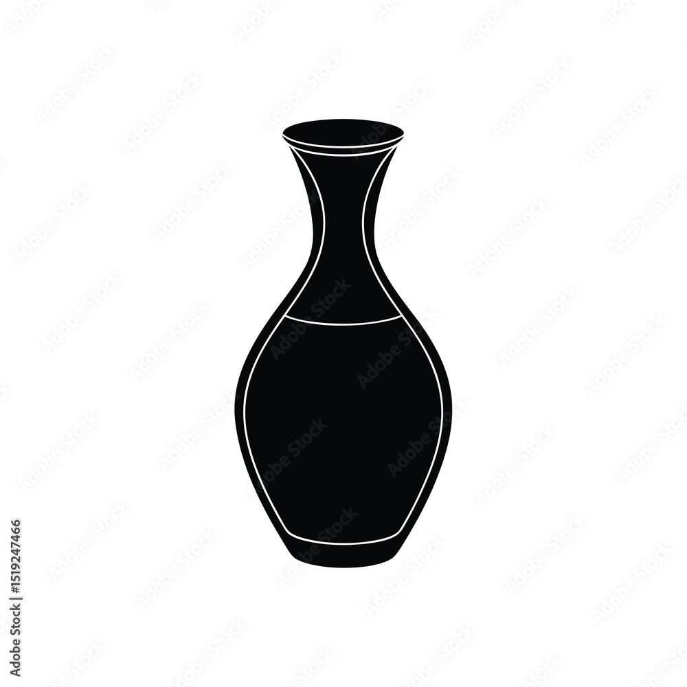 Vase Sleek Vector Design Vase Sleek Vector Design