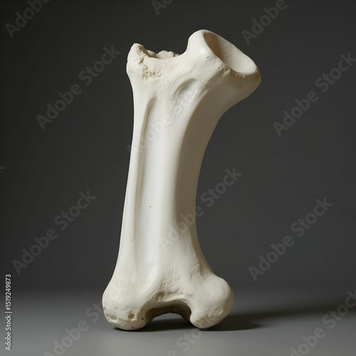 A bone on white background