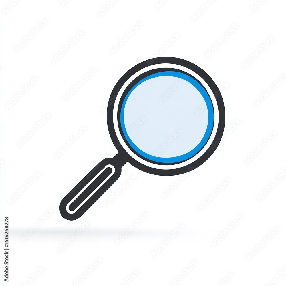 A symbolic magnifying glass representing discovery and exploration in the pursuit of knowledge clean A symbolic magnifying glass representing discovery and exploration in the pursuit of knowledge clean