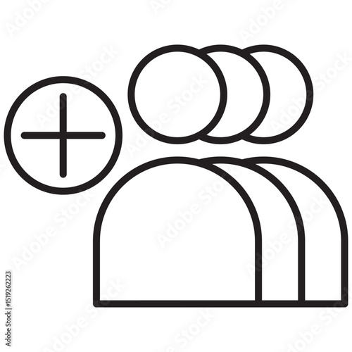Cooperative Line Icon Set