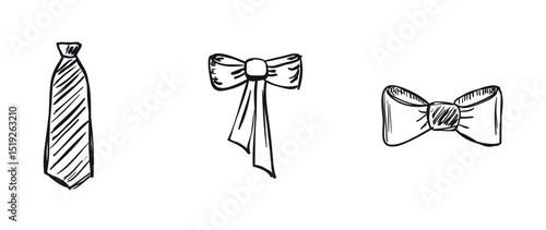 cravat vector, shirt and tie, Tie Silhouette, Fashion Accessory. Cravat pattern vector. VECTOR ILLUSTRATION