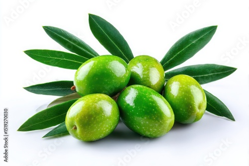 Wallpaper Mural Fresh Green Olives A Mediterranean Delight Torontodigital.ca