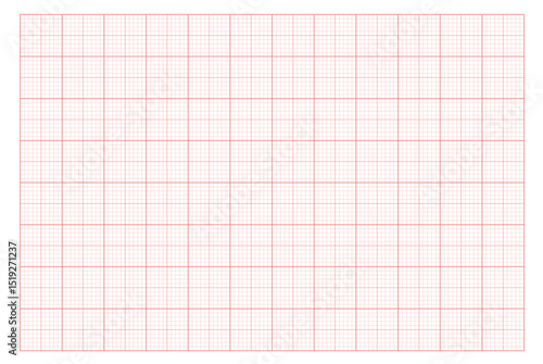 Millimeter graph paper grid. Blueprint template. Technical and educational pattern for engineering, math, and design.