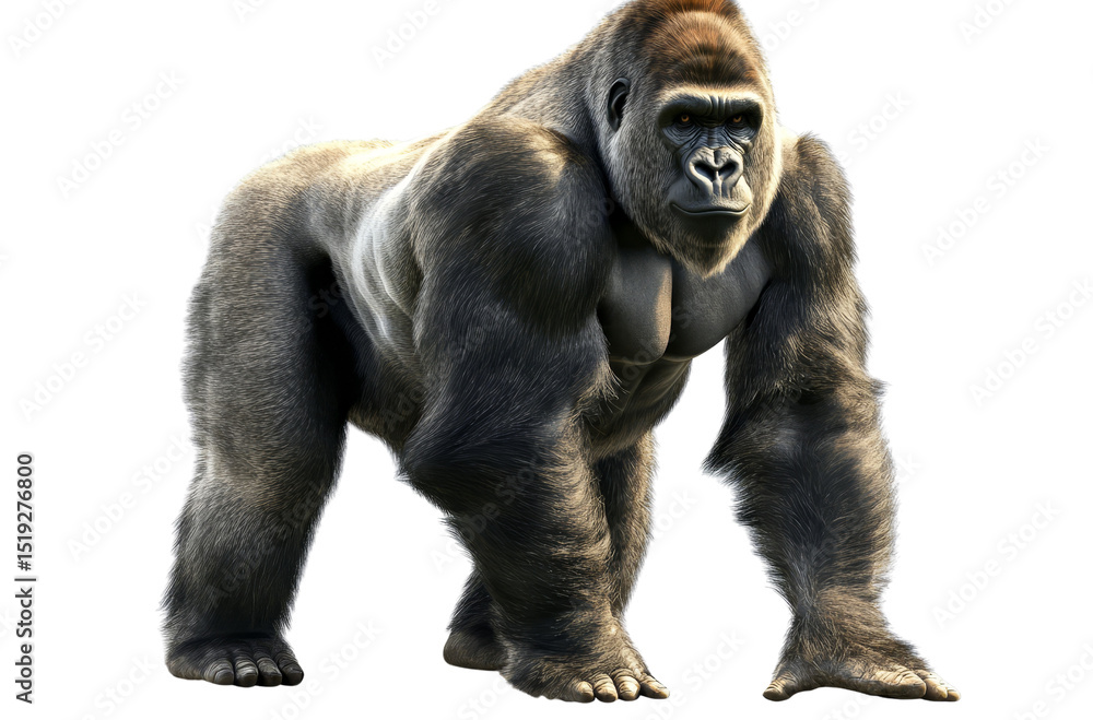 Powerful Gorilla 3D Render, Isolated on Transparent Background, Wildlife Animal, Primate, Gorilla Illustration, Gorilla, primate, wildlife Powerful Gorilla 3D Render, Isolated on Transparent Background, Wildlife Animal, Primate, Gorilla Illustration, Gorilla, primate, wildlife