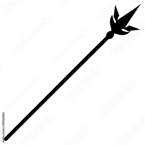 vector illustration of a magic wand