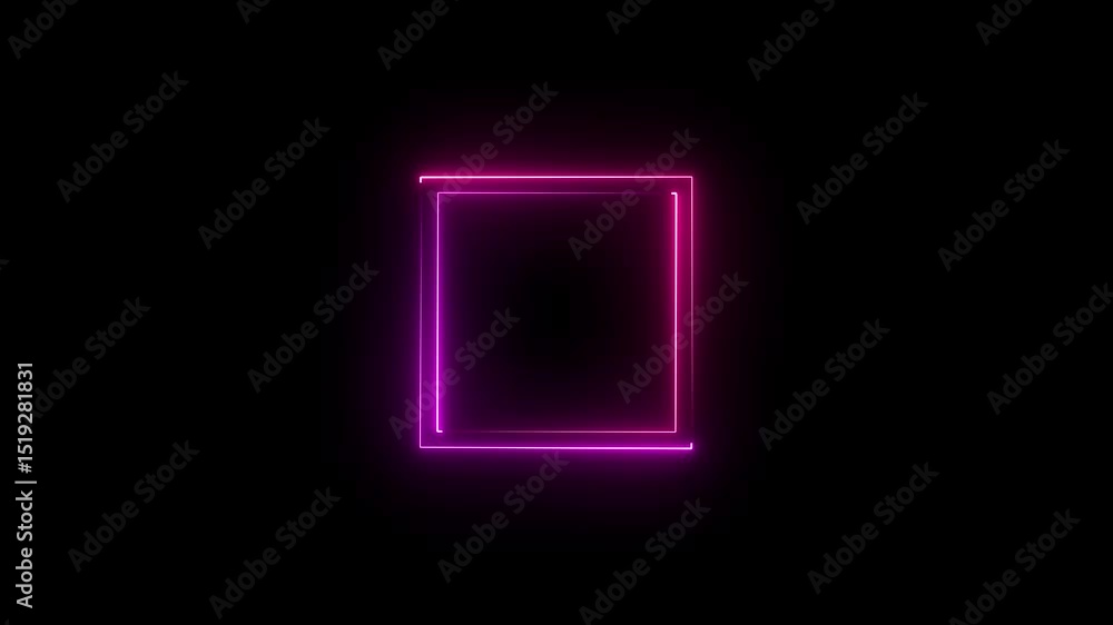 Abstract beautiful blue and pink colour neon light frame background animation. Colorful laser show seamless loop 4K border Abstract beautiful blue and pink colour neon light frame background animation. Colorful laser show seamless loop 4K border