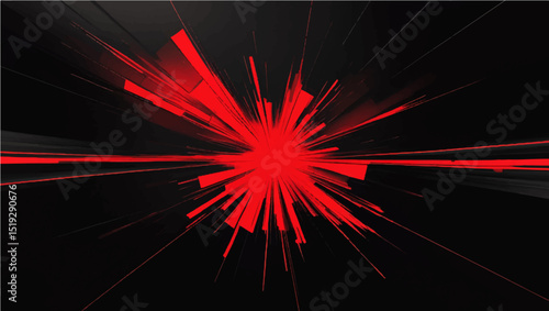A dynamic red and black abstract background with a fiery explosion pattern and subtle light textures