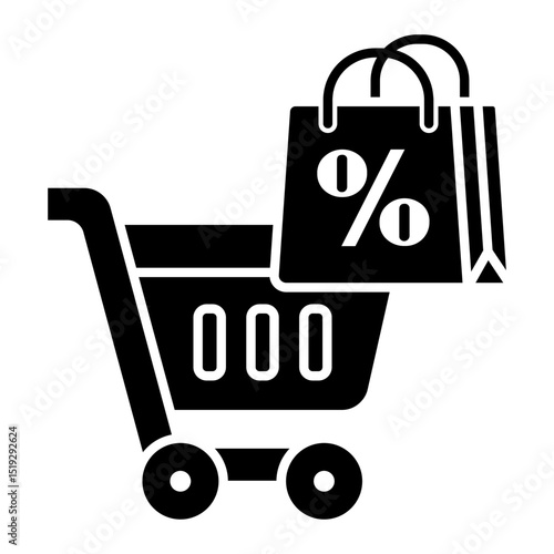 discount Solid icon