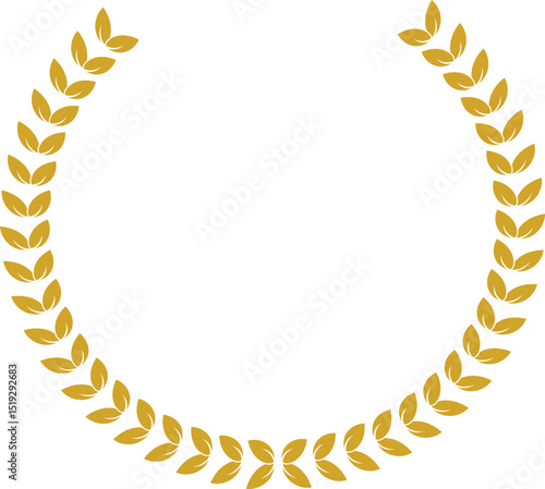 Gold laurel wreath
