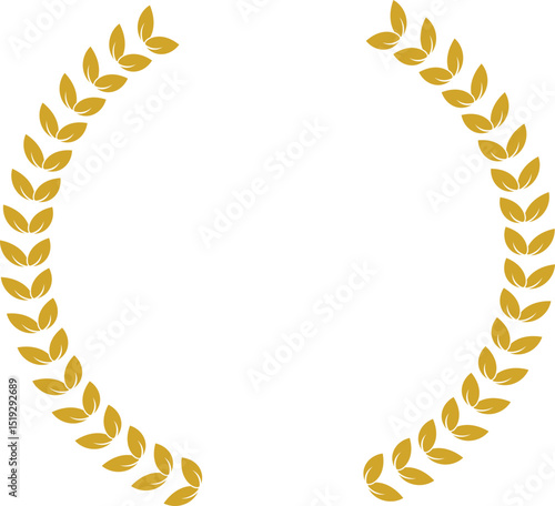 Gold laurel wreath