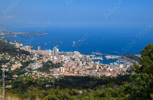Aerial view of Monte Carlo, Monaco