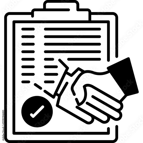 Contract Management Icon