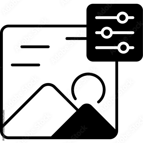 Image Editing Tools Icon