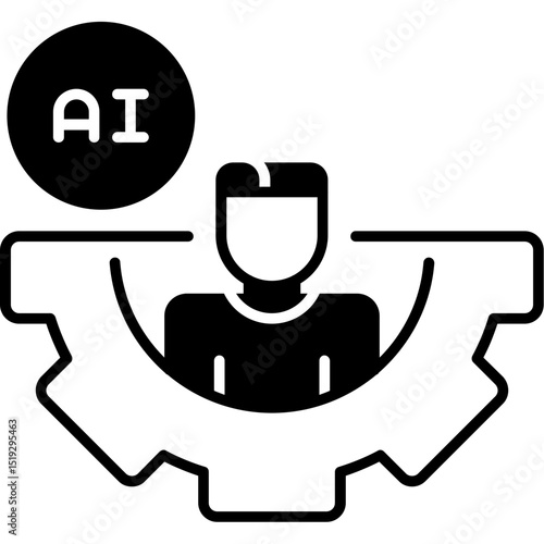 AI in Human Resources Icon