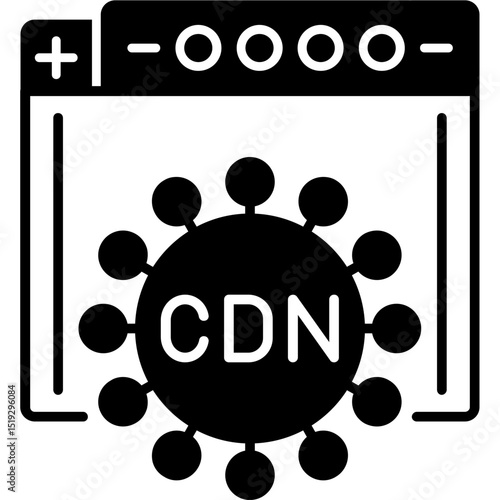Content Delivery Network Icon