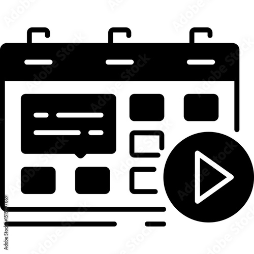 Content Calendar Icon