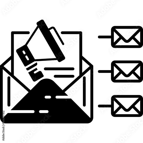 Email List Building Icon
