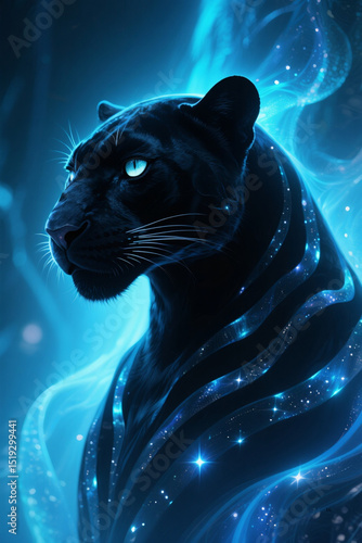 Fantasy Animals With Light and Mist