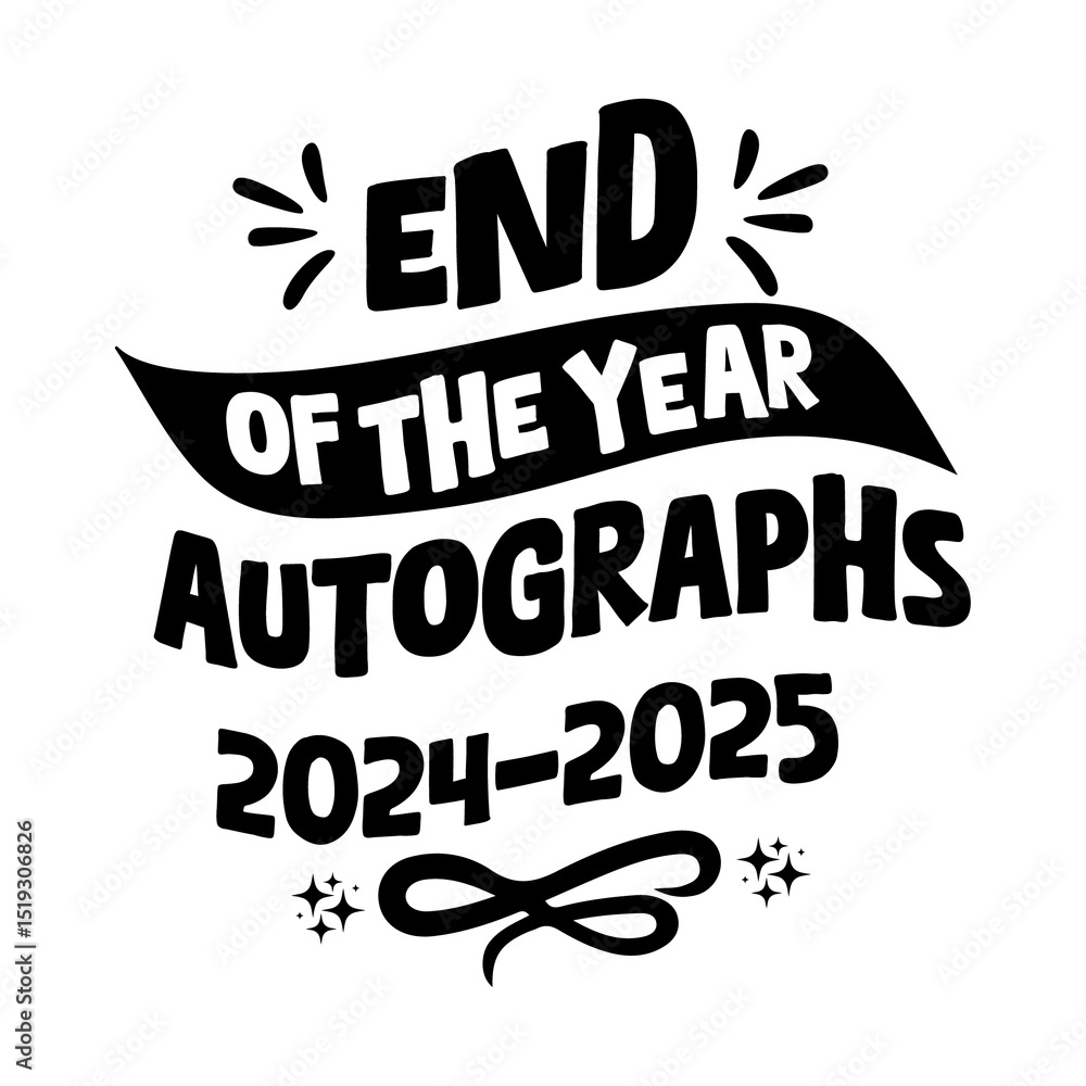 Fototapeta premium Classroom Autographs memory page