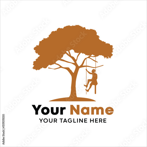 lumberjack vector logo, lumberjack illustration, vector icon, just change the name for vector logo, background