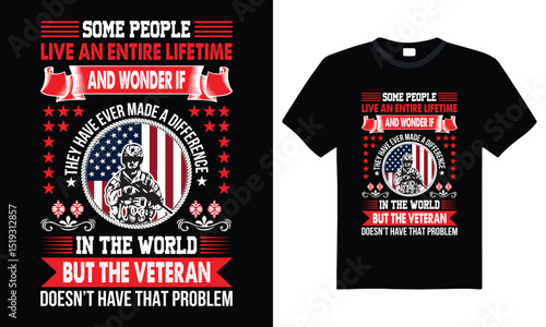 Wallpaper Mural American veteran military typography t-shirt design – bold patriotic vector artwork honoring veterans, soldiers and national pride, perfect for memorial or independence day apparel Torontodigital.ca