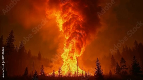 environmental issues large forest fires