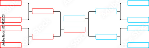 Printable Tournament Bracket Template Customizable Design for 16 Teams