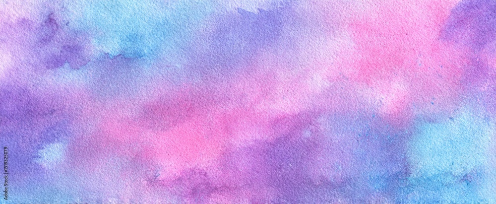 Fantasy smooth light pink, purple shades and blue watercolor paper textured illustration for grunge design, vintage card, templates. Pastel ink colors wet effect hand drawn canvas aquarelle background Fantasy smooth light pink, purple shades and blue watercolor paper textured illustration for grunge design, vintage card, templates. Pastel ink colors wet effect hand drawn canvas aquarelle background