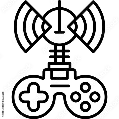 Remote Control Icon Vector Element