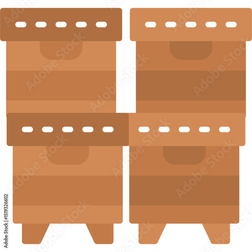 Boxes Icon Vector Element
