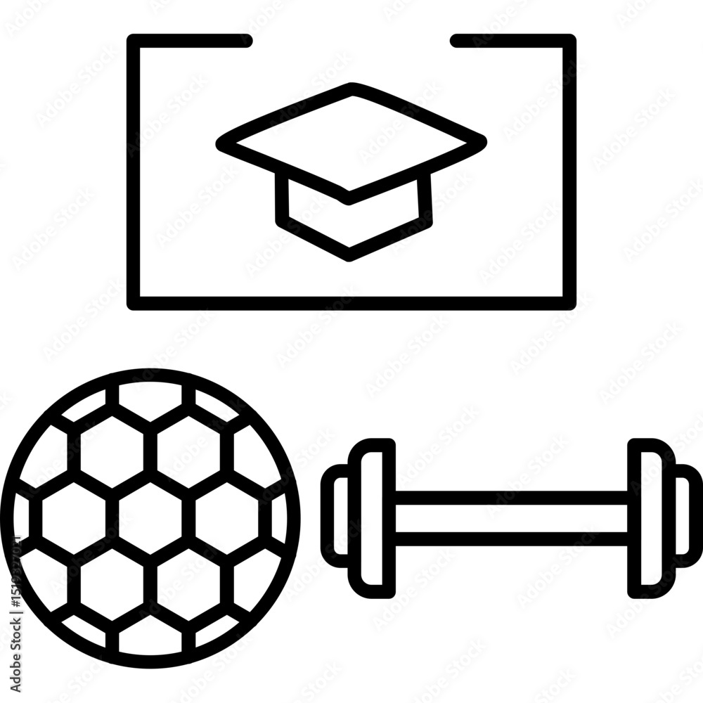 Physical Education Icon Physical Education Icon