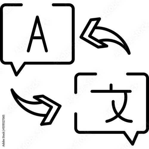 Language Translation Tools Icon