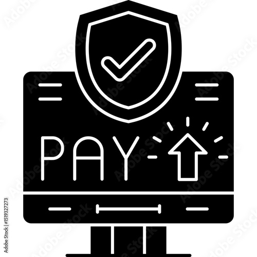 Cashless Payment Icon Vector Element