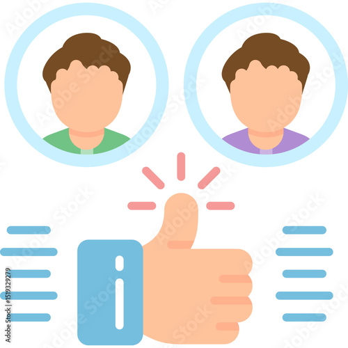Recognition Icon Vector Element