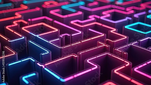 abstract blue background with circuit board