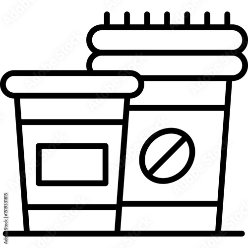 Tamping Icon Vector Element