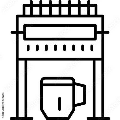 Coffee Mug Icon Vector Element