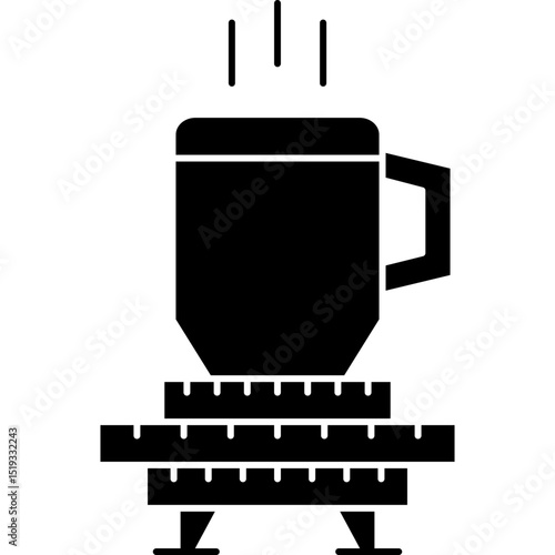 Coffee Mug Icon Vector Element