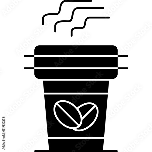 Coffee Mug Icon Vector Element
