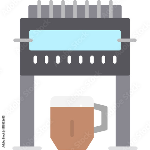 Coffee Mug Icon Vector Element