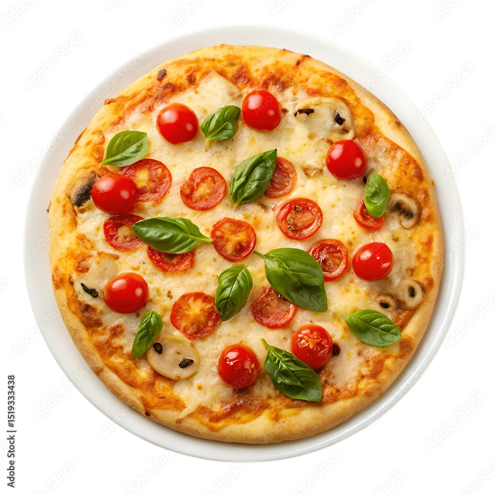 Delicious Pizza with Toppings Ready to Eat Delicious Pizza with Toppings Ready to Eat