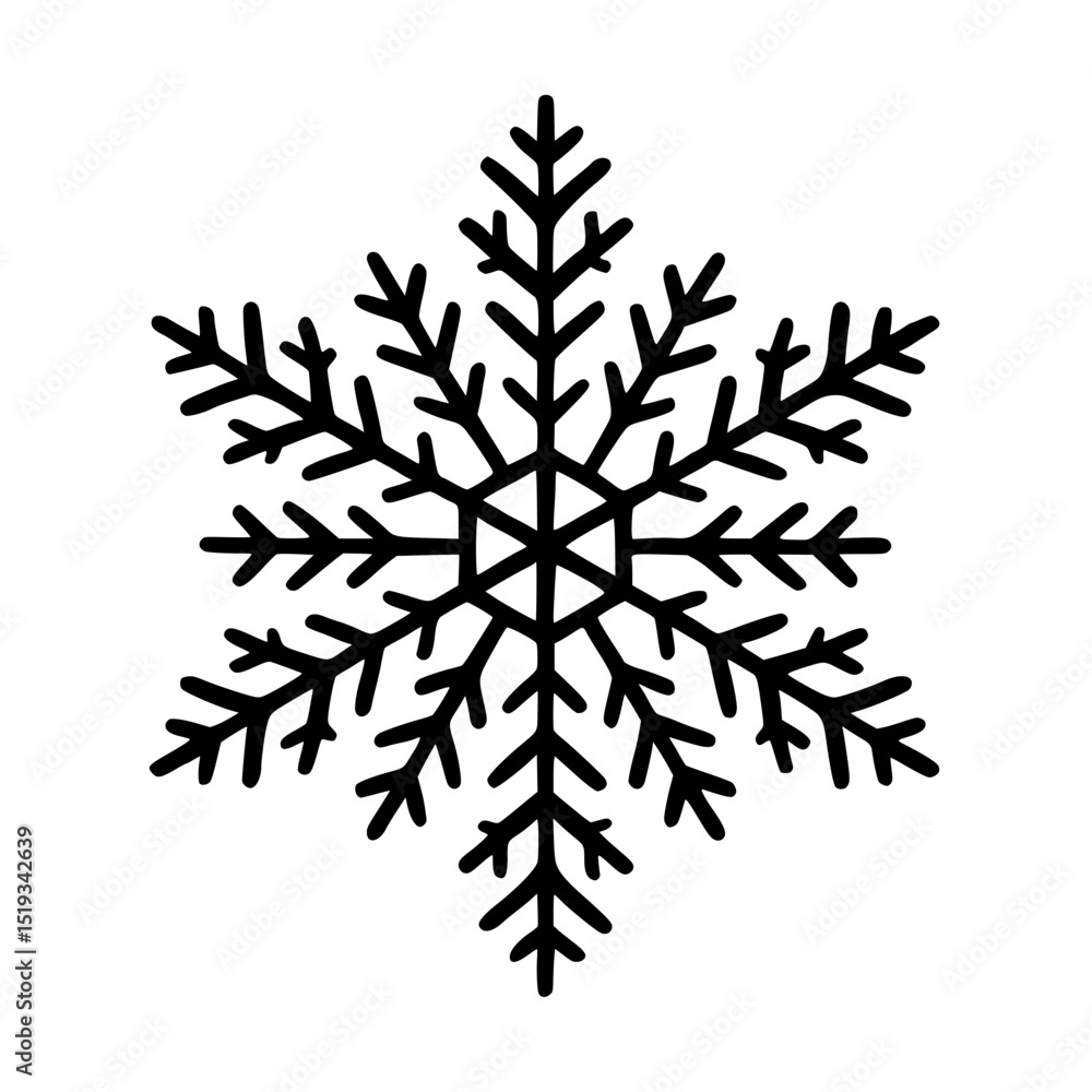 Vector snowflakes on a transparent background for Christmas decoration, pattern design concept Vector snowflakes on a transparent background for Christmas decoration, pattern design concept