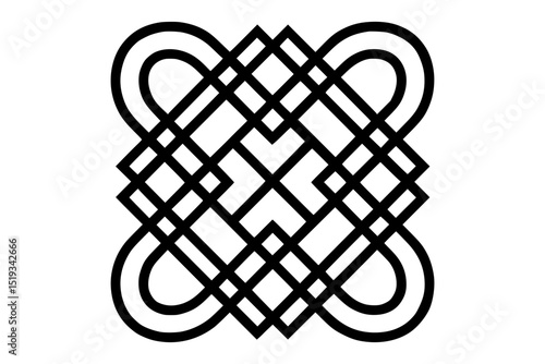 Vector abstract pattern on a transparent background for decoration and design concept